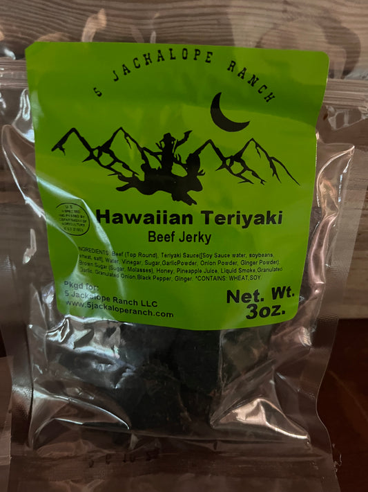 Hawaiian
Teriyaki
Beef
Jerky