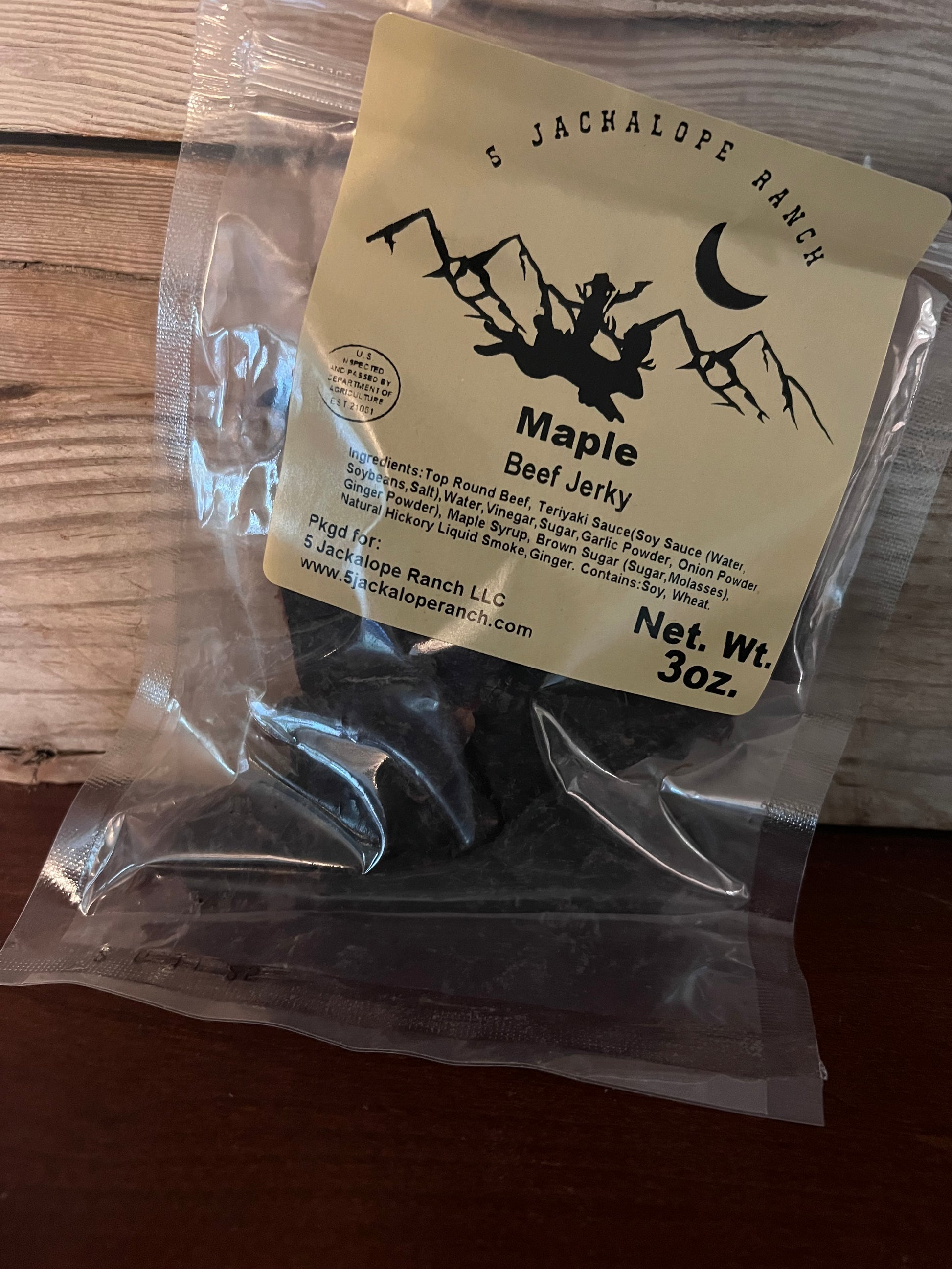 Maple 
Beef
Jerky